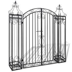 Ornamental Garden Gate Wrought Iron 4'x8"x4' 5"